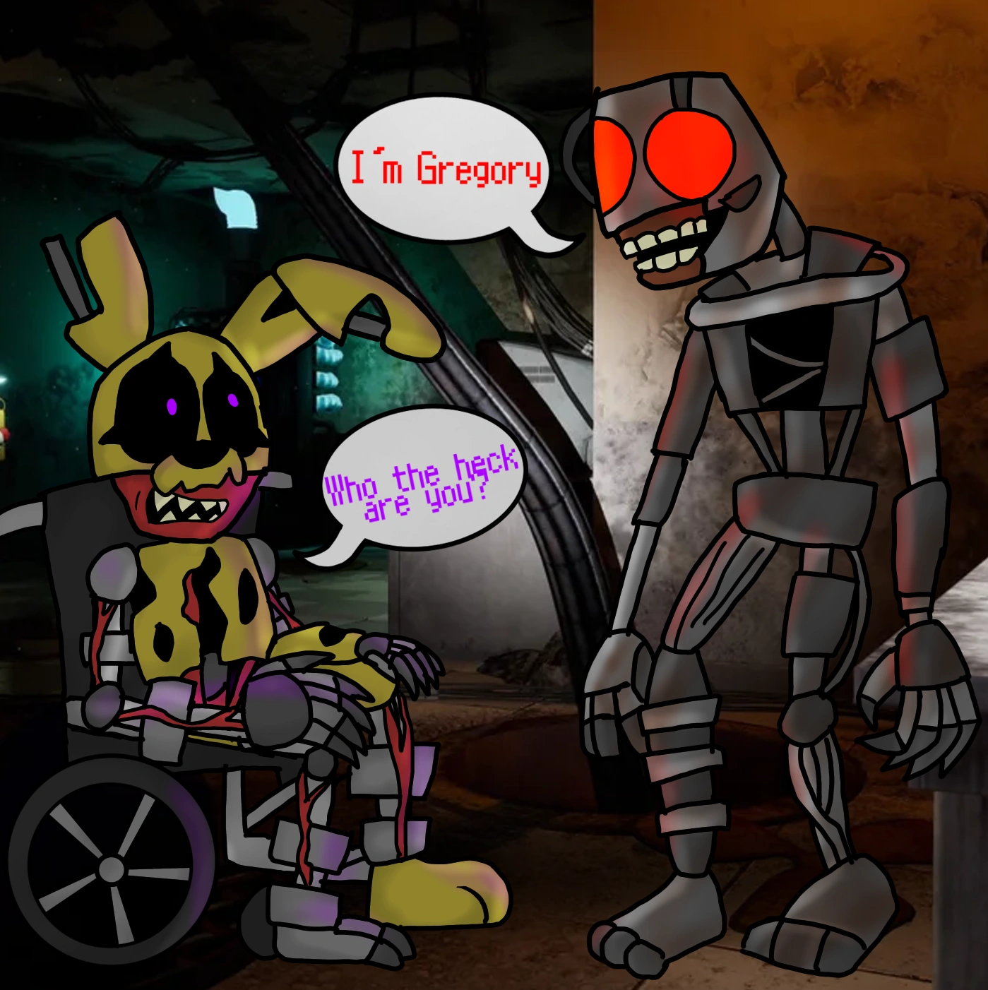 Burntrap meets the Mimic (Fanart) (SPOILERS FOR RUIN) Fandom