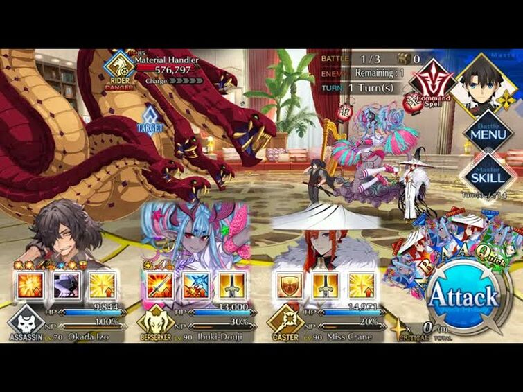 [FGO NA] Lilim Harlot - Unfinished Horse Rebuilding Plan 90++ 3T 5CE Izo
