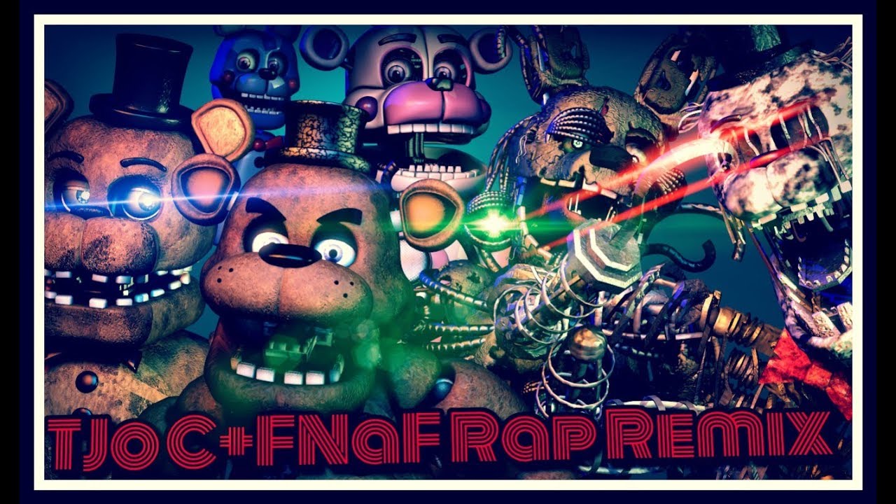 Fnaf music remix. Рэп про ФНАФ. TJOC FNAF Rap. TJOC Rap FNAF Rap Remix. TJOC+FNAF Rap Remix.