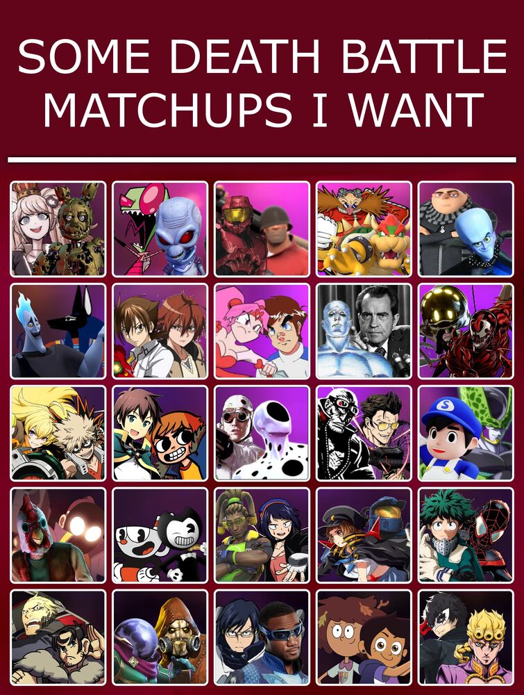 Some Death Battle Matchups I Want Fandom 2192