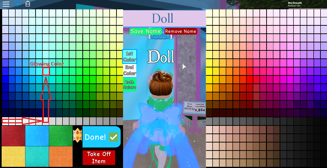 How To Make Skirts Glow In Royale High