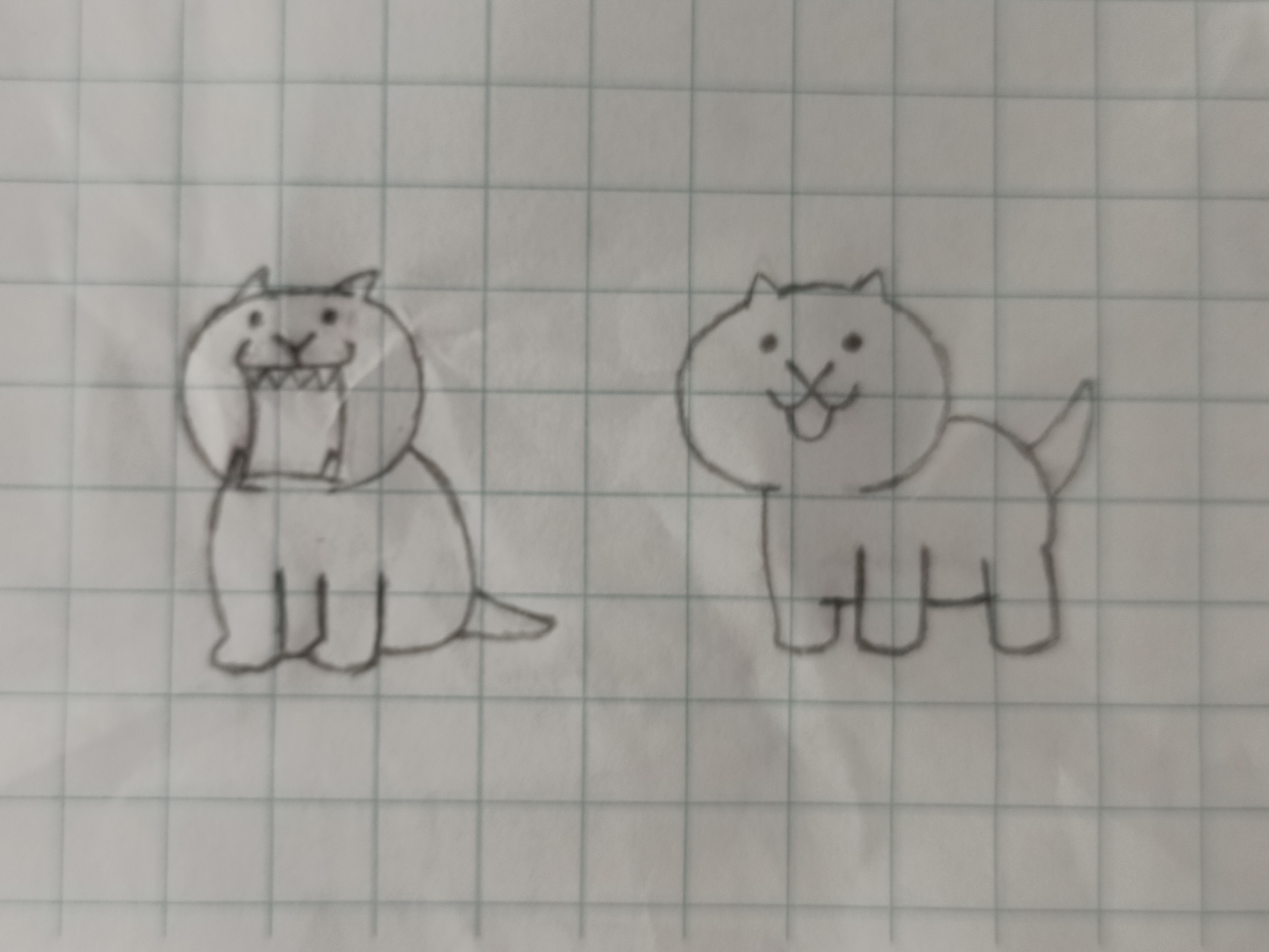 My first try drawing Battle Cats art | Fandom