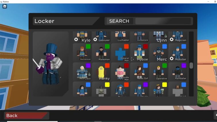 All The Skins I Got In My Locker Fandom - all roblox arsenal skins