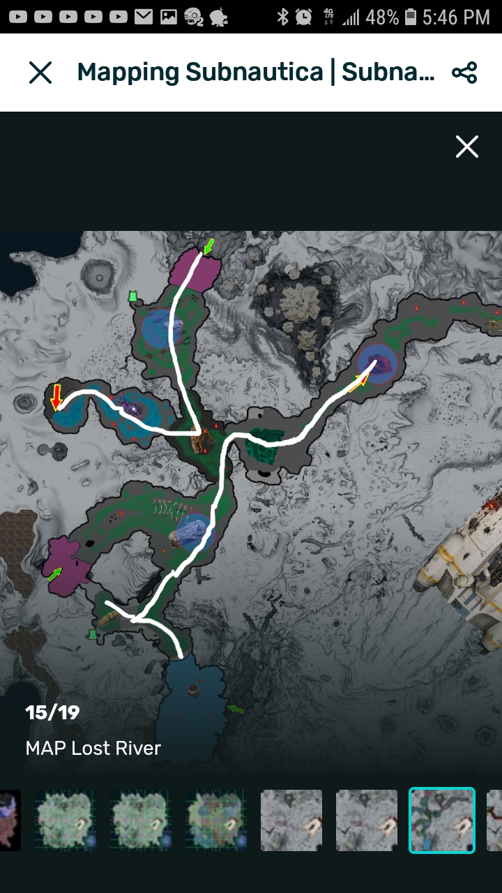 Subnautica Lost River Map