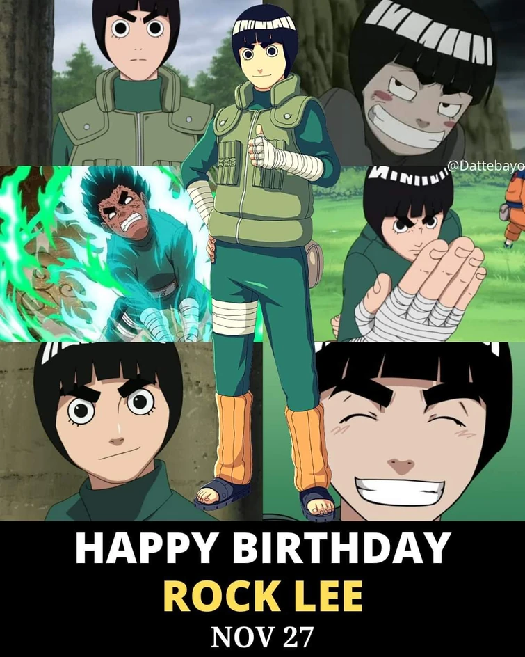 Naruto Online - #Happy Birthday, Rock Lee! The simple and