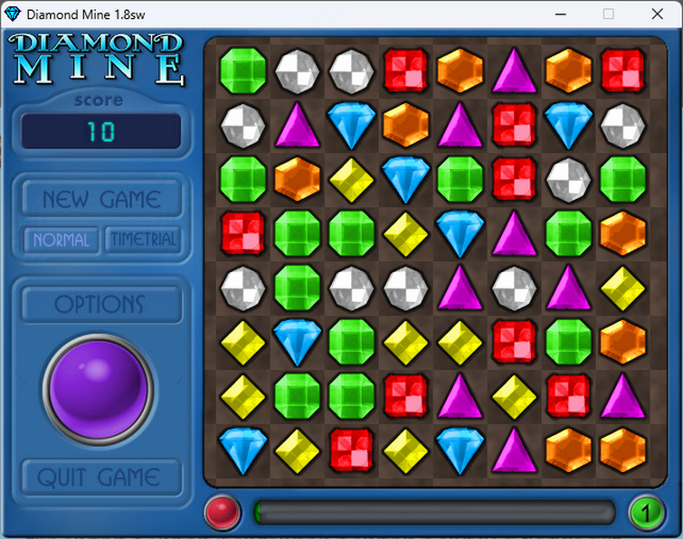 Diamond Mine (game mode), Bejeweled Wiki