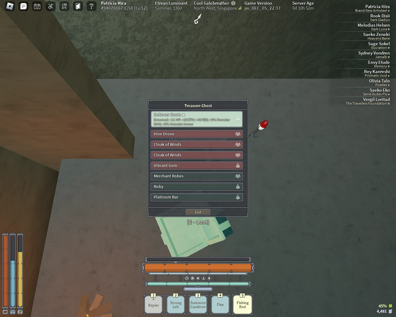 Fishing Status Fandom