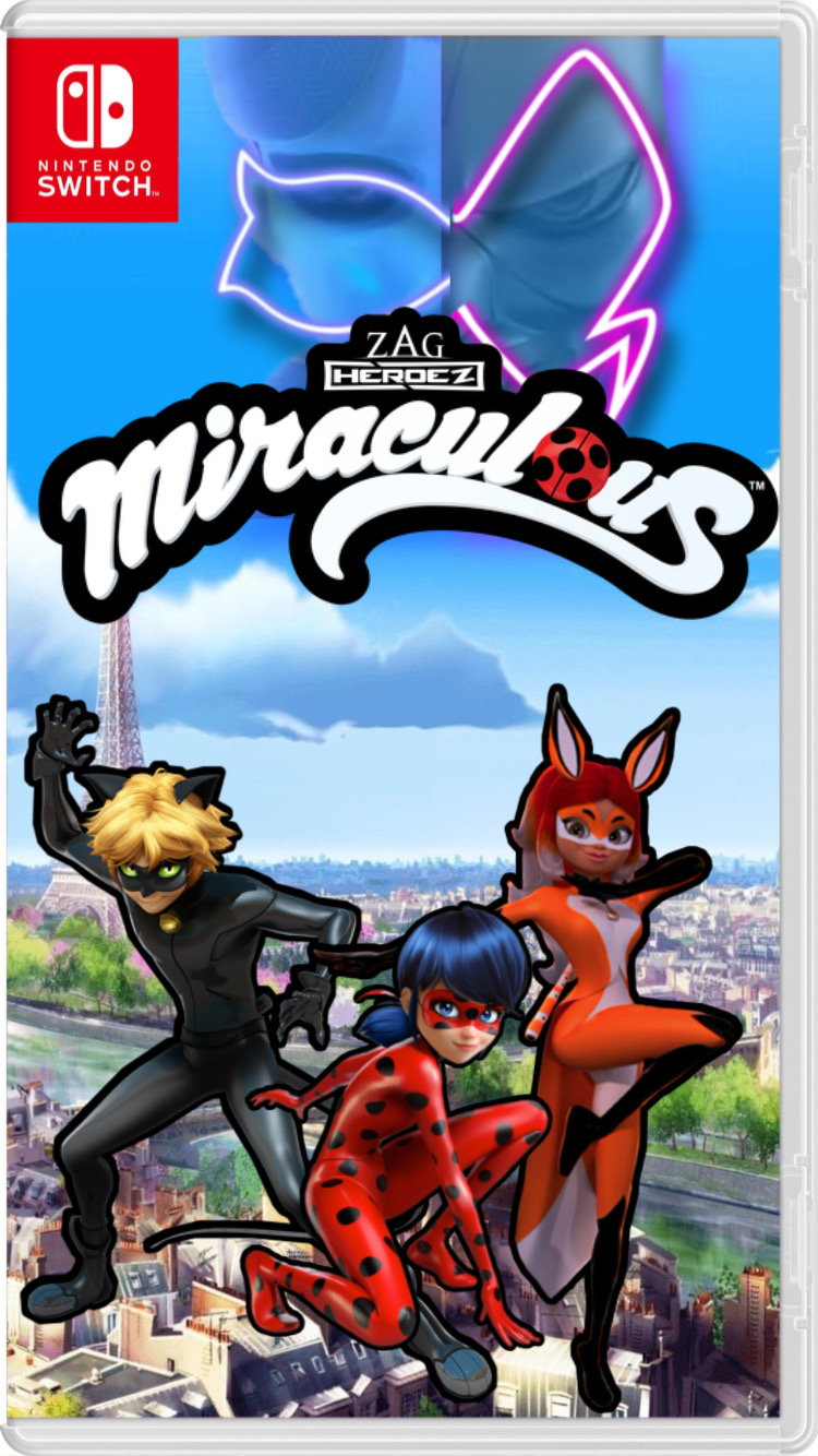 So I made of Mock-up of what a Miraculous Nintendo Switch Game