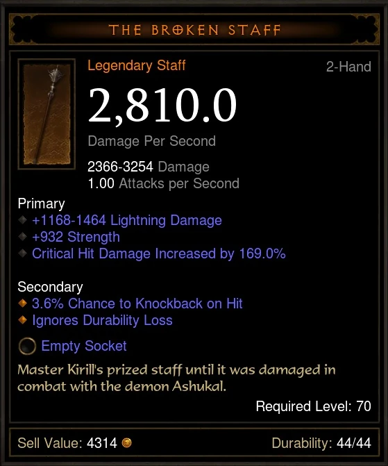 The Broken Staff D3Reflection Wiki Fandom