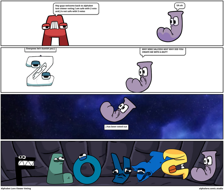 Keyboard Lore But With The Actual Alphabet Lore L - Comic Studio