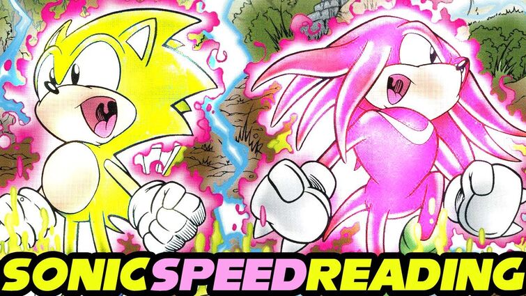 SUPER SONIC vs HYPER KNUCKLES! | Sonic Speed Reading