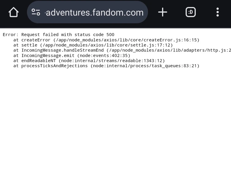 Errors about Fandom? | Fandom