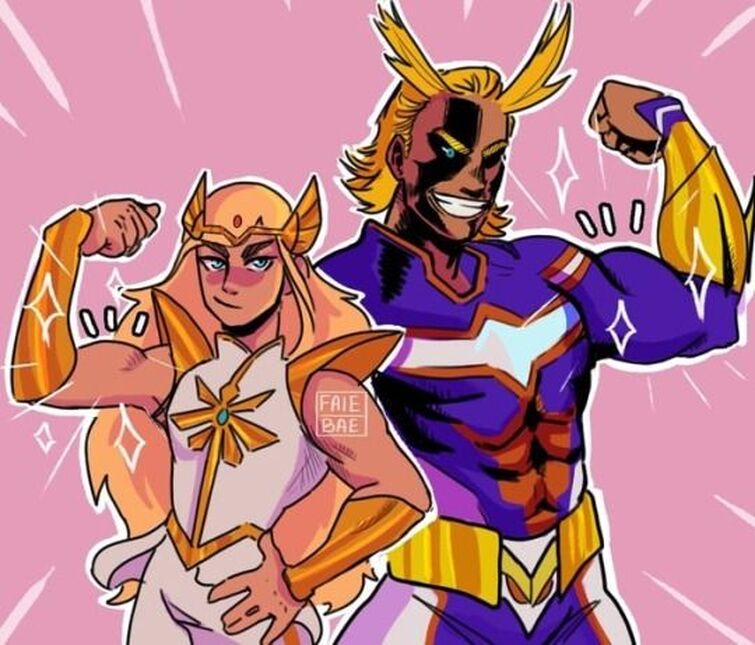 YEEEEE MHA/SHE RA (credit to FaeBae for drawing these masterpieces ...