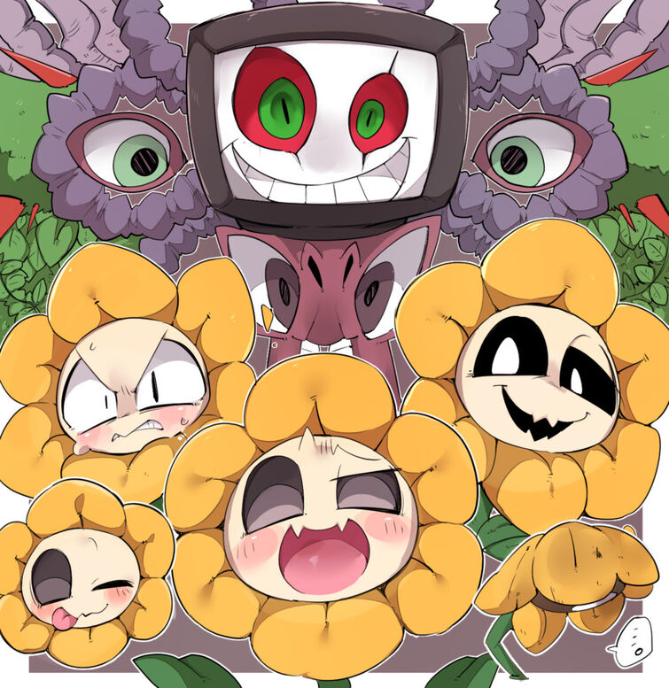 皮可Pico on X: Howdy！I'm Flowey. Flowey the flower！ #undertale # undertaleFanart #flowey  / X