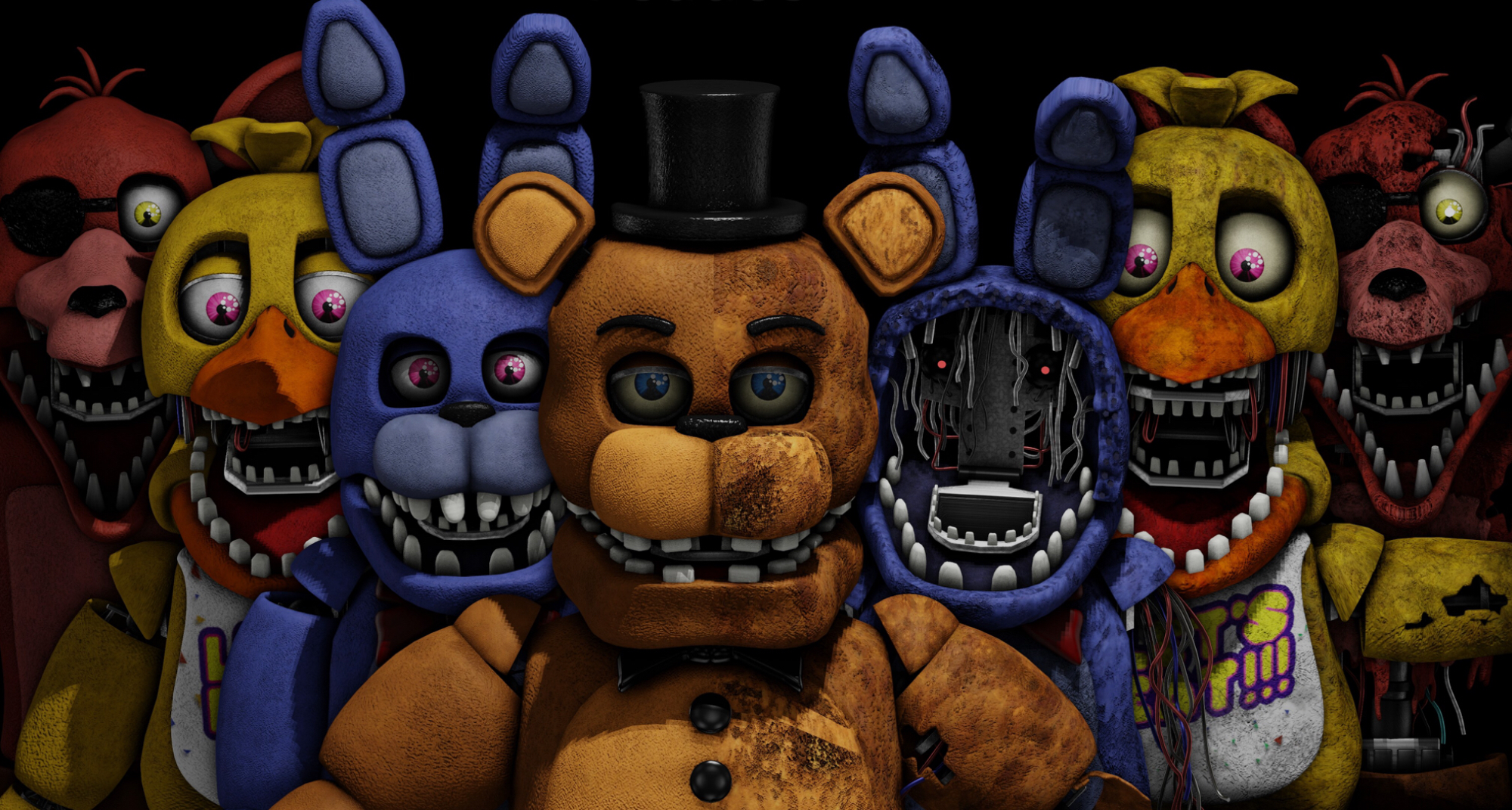 Как защищаться от аниматроников в фнаф 2. FNAF Unwithered АНИМАТРОНИКИ. Пять ночей с Фредди 5. АНИМАТРОНИКИ Олд Фредди. Пять ночей с Фредди 2 Олд АНИМАТРОНИКИ.