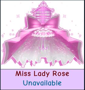 Miss Lady Rose Back Bow