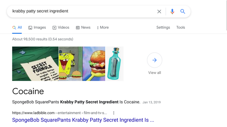 Krabby patty secret ingredient