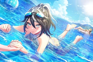 A Bad Cynic Doggo -Crimson-Tinged Sky Blue Blank- | Dig Delight