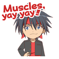 Inohara Masato: Muscles, yay yay!!