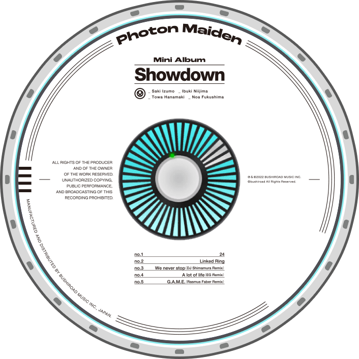 超安い Photon Delight Dig | Album「Showdown」 mini 1st Maiden アニメ
