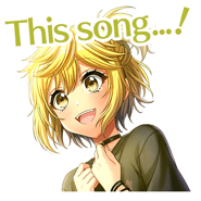 "This song...!"