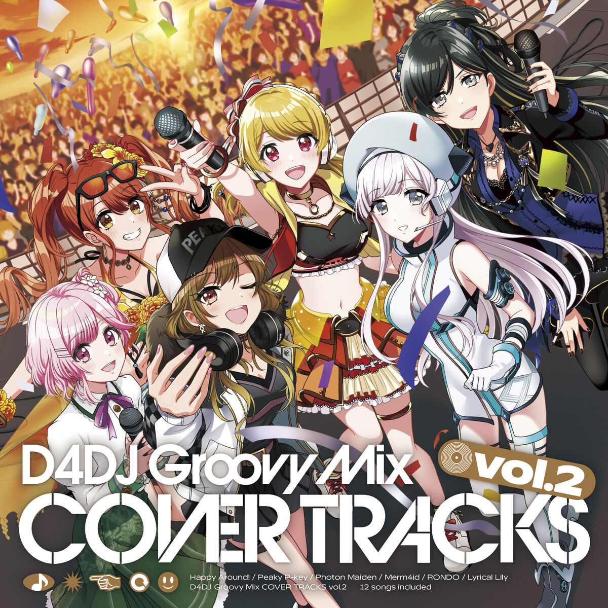D4DJ Groovy Mix Cover Tracks vol.1~5セット - メルカリ