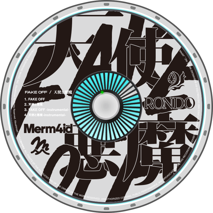 Merm4id × 燐舞曲Collaboration CD「FAKE OFF/天使と悪魔」普通盤| Dig 