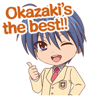 Okazaki Tomoya: Okazaki's the best!!