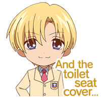 Sunohara Youhei: And the toliet seat cover...