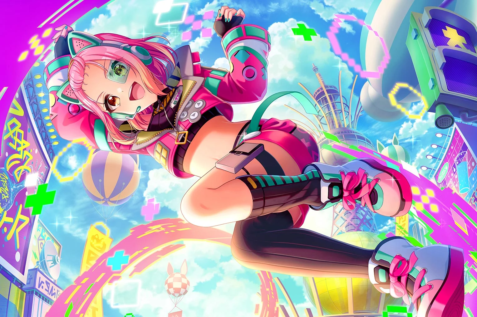 Neon Cyber Kitty Cat | Dig Delight Direct Drive DJ Wiki | Fandom