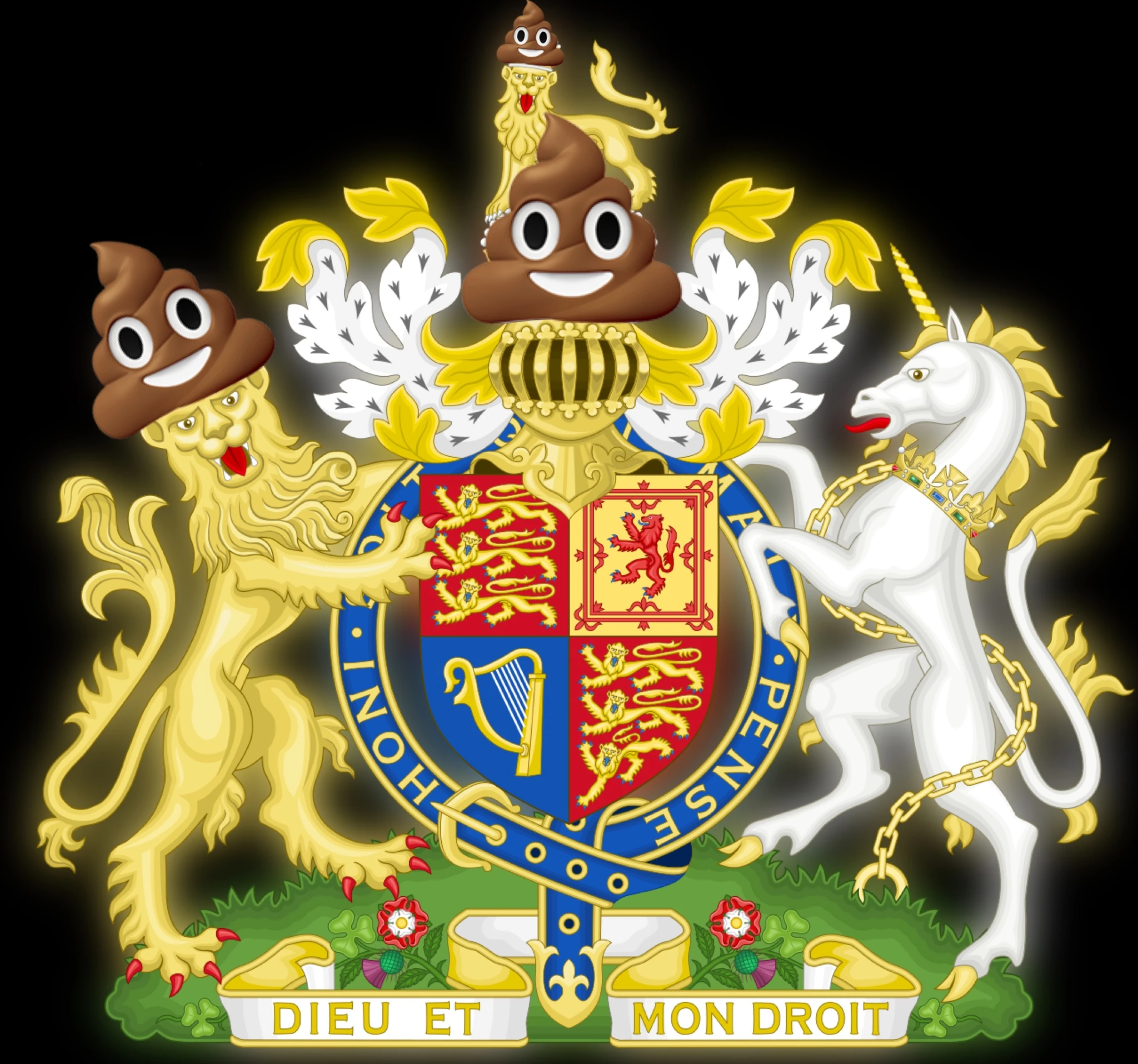 New British coat of arms just leaked according to wikipedia Fandom