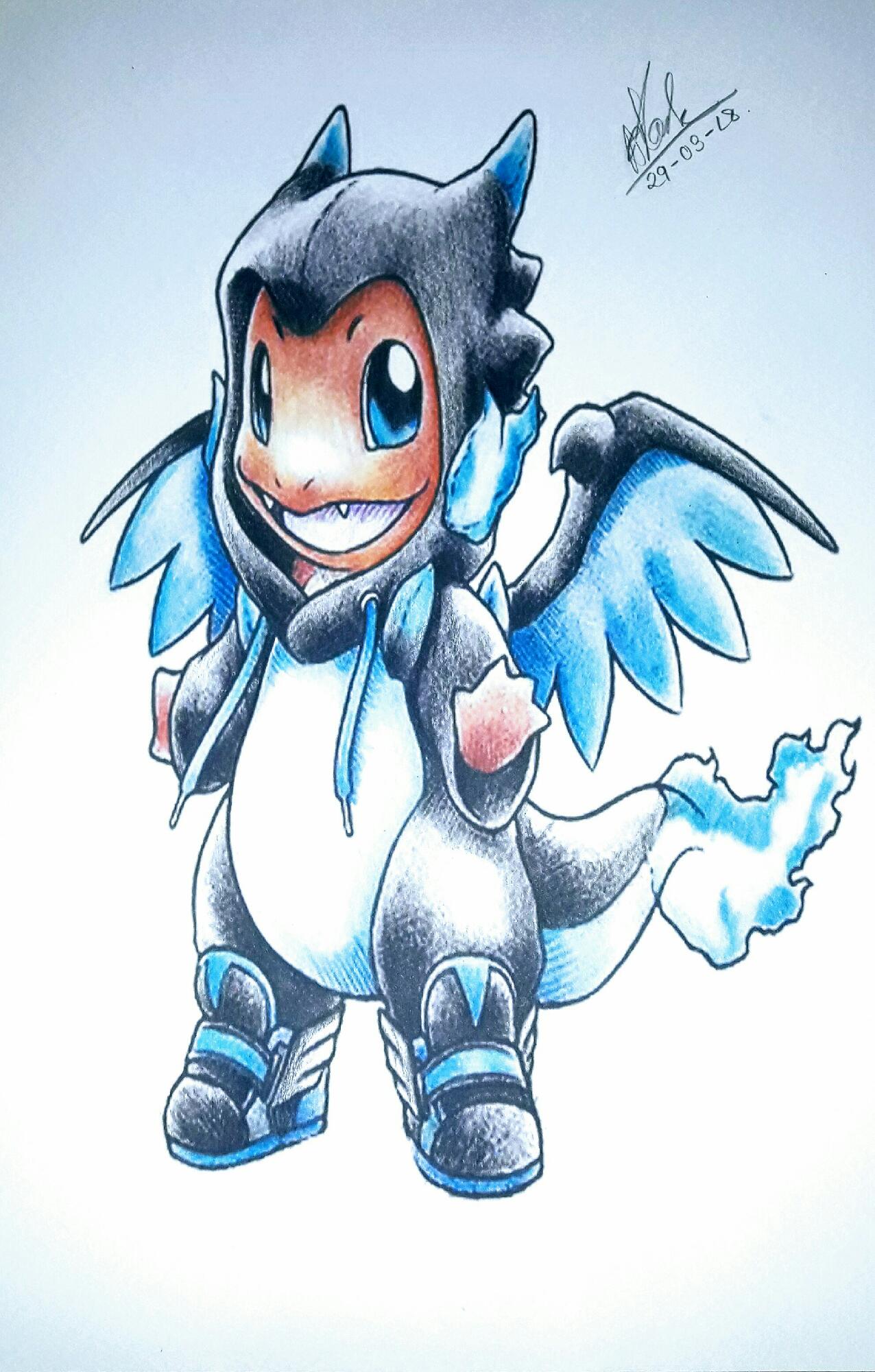 Illustration Mega Charizard X