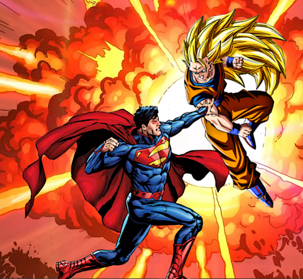 superman contra goku