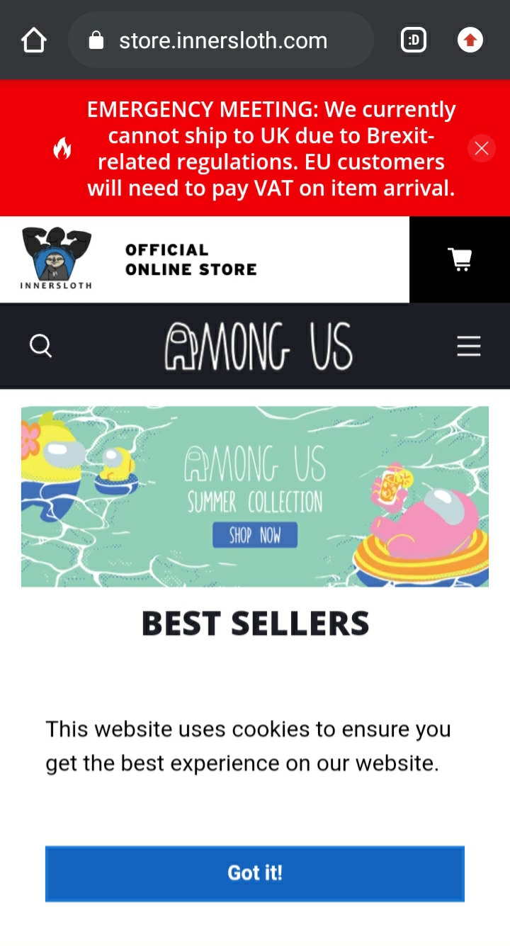 Update the text for Merch Store article | Fandom