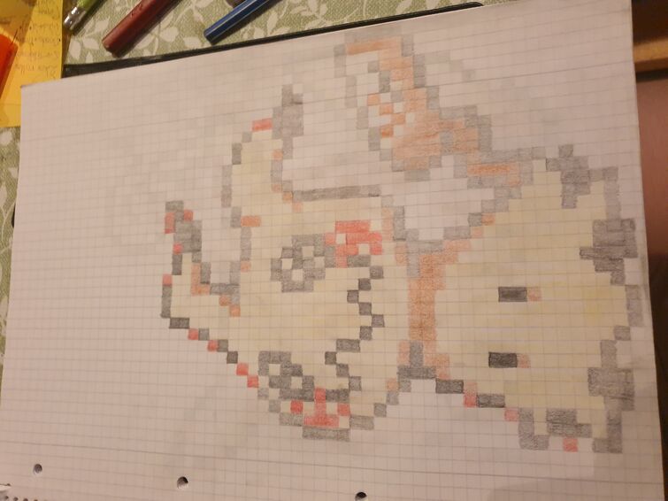 Mimikyu  Pixel art pokemon, Pixel art pattern, Pokemon cross stitch