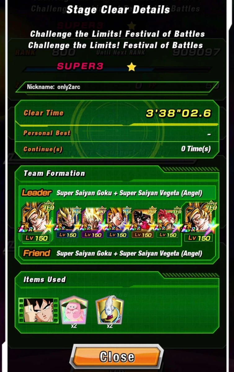 Beating Dokkan Battle (Challenge the Limits! Festival of Battles) | Fandom