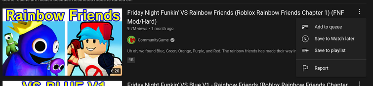 Friday Night Funkin' VS Blue V1 - Rainbow Friends (Roblox Rainbow Friends  Chapter 1) (FNF Mod/Hard) 