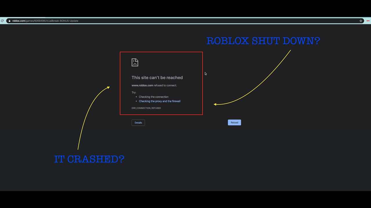 Did Roblox Shut Down Or Is It My Internet Fandom - roblox can't update
