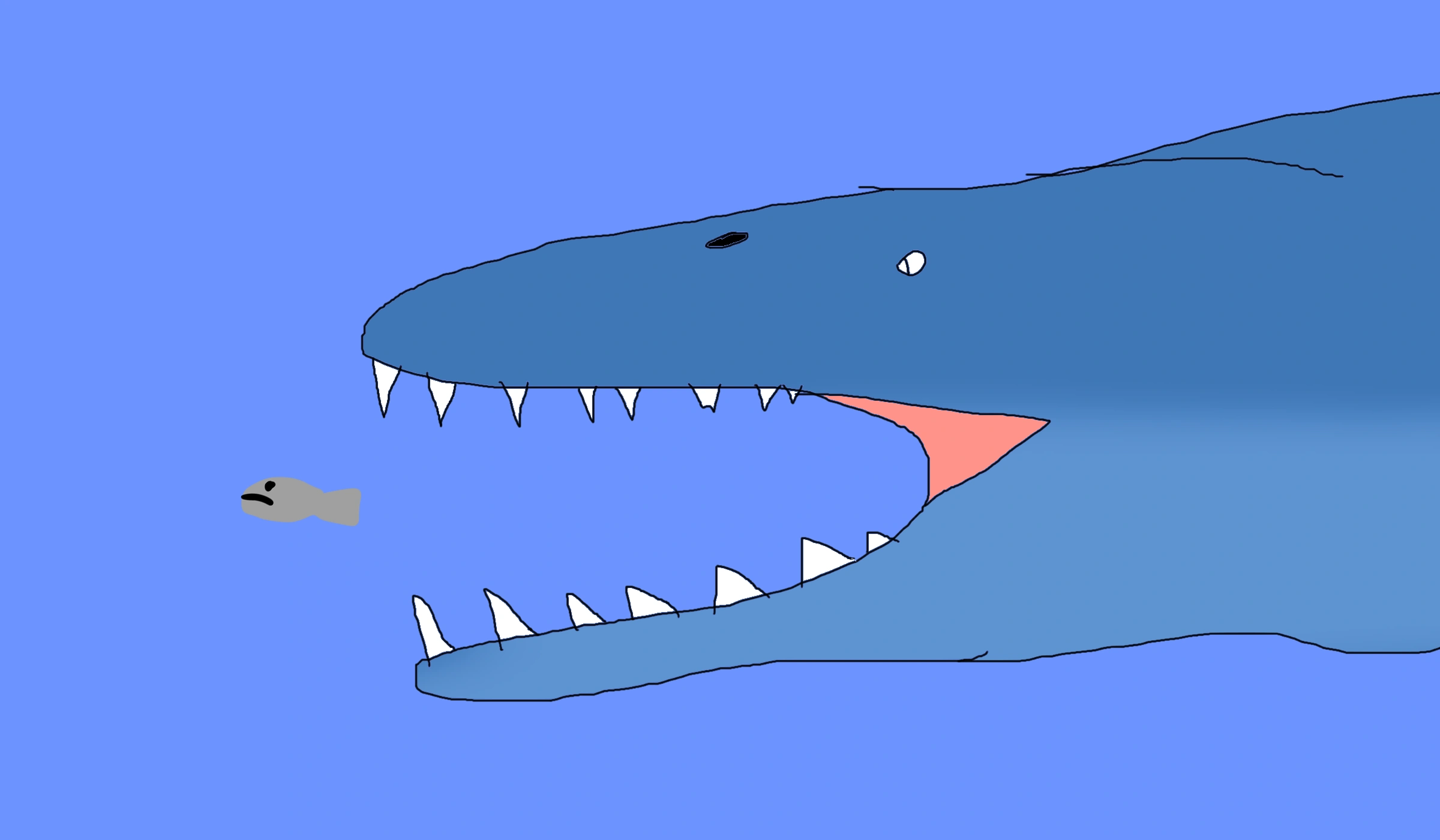 A Basilosaurus is hunting a fish in Goiky Canal Fandom