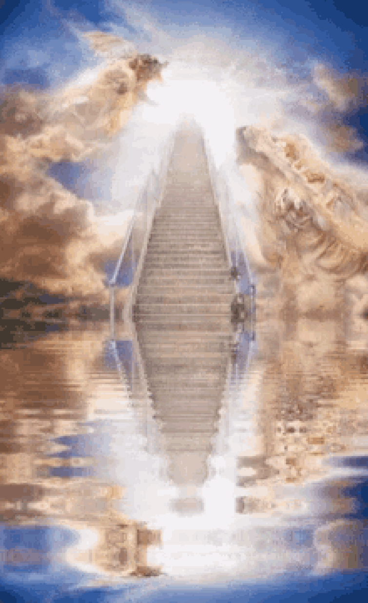 Умерший сразу в рай. Лестница в небо. Лестница на небеса. Лестница в рай. Лестница к Богу.