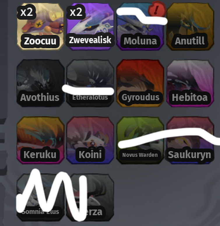 Selling/Trading triple mutation minas : r/CreaturesofSonaria