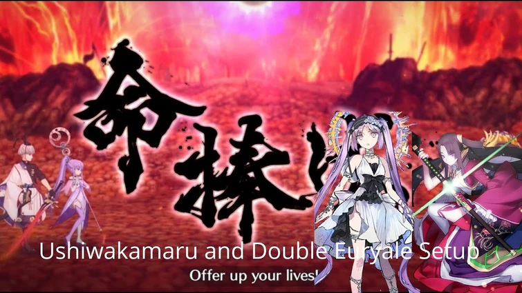 [FGO NA] Heian-Kyo Tsuna and Medea Lily Fight — Euryale and Ushiwakamaru Setup