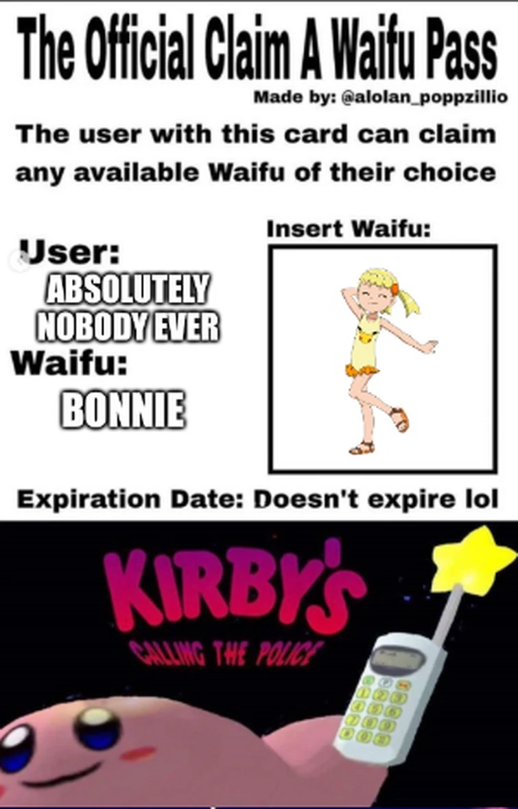 Kirby's calling the police Fandom