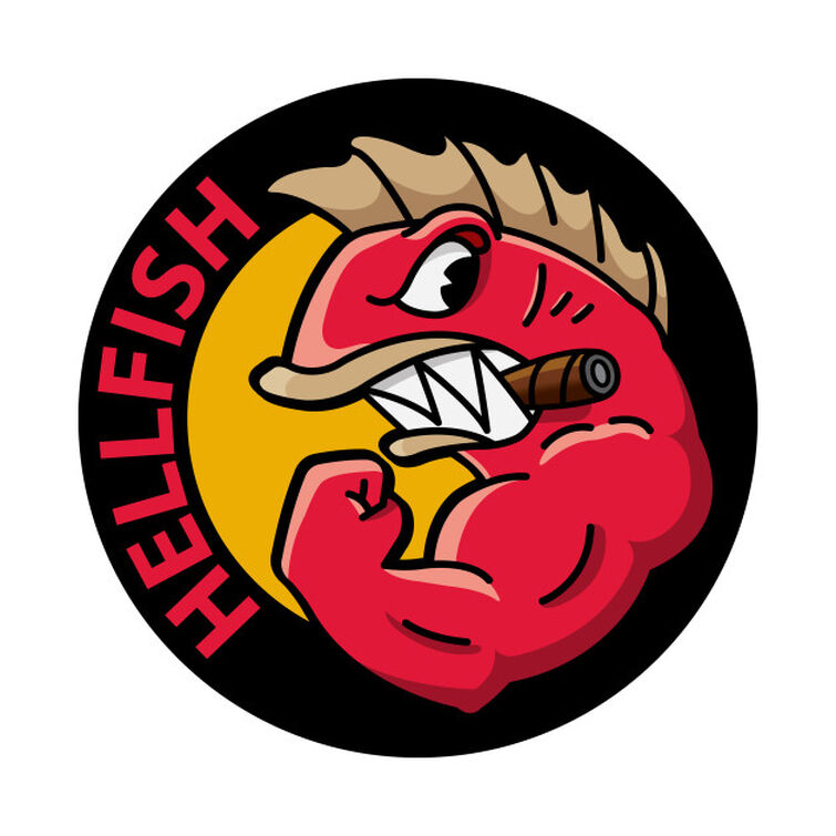 el logo de Hellfish original | Fandom