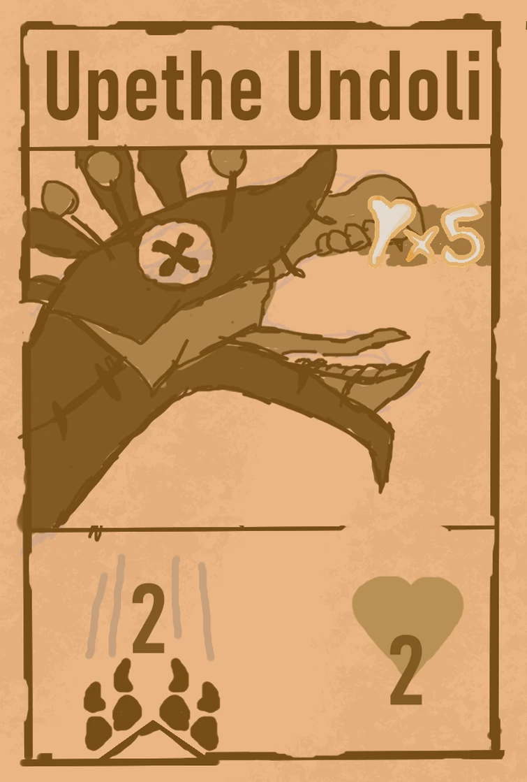 I draw a Undoli as a Inscryption card! | Fandom