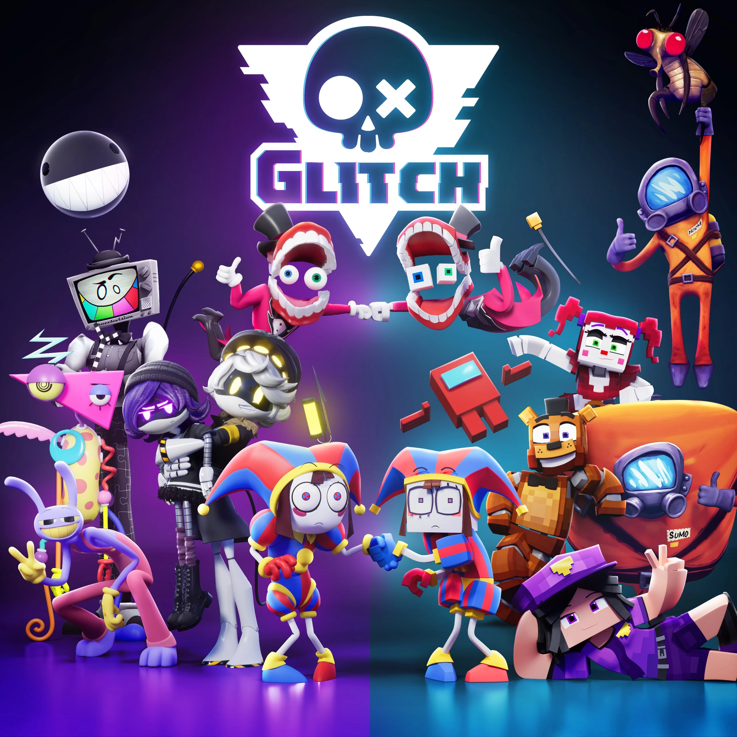 ZAMination is teaming up with Glitch Productions! | Fandom