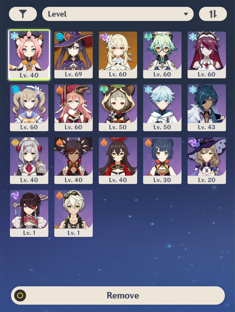 Can anyone suggest me a hutao team for abyss with these characters