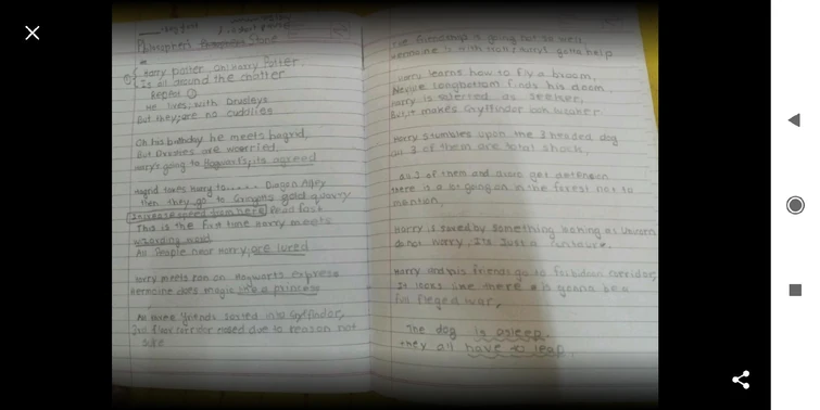 I wrote a song on philosophers stone book