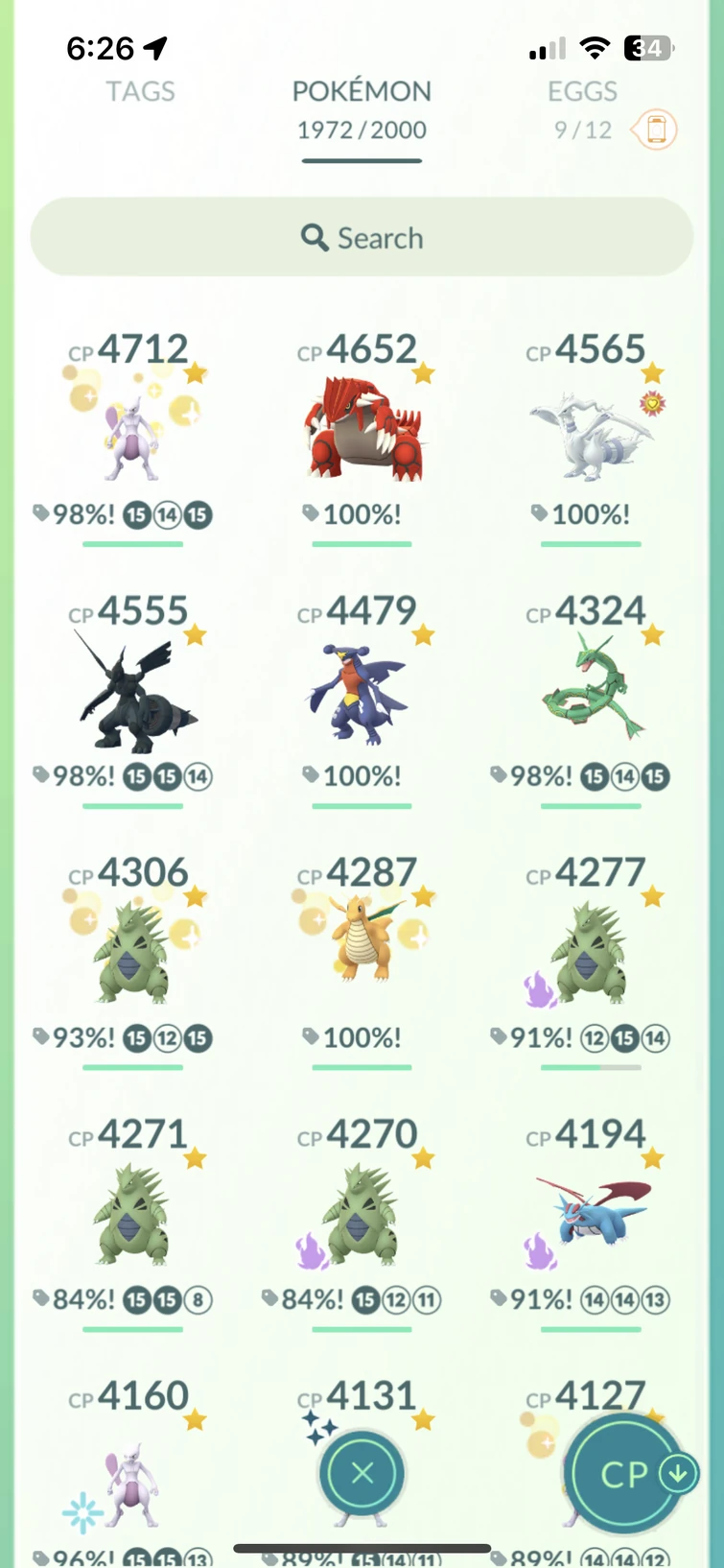 Highest CP Pokemon (NO MEGAS) Fandom