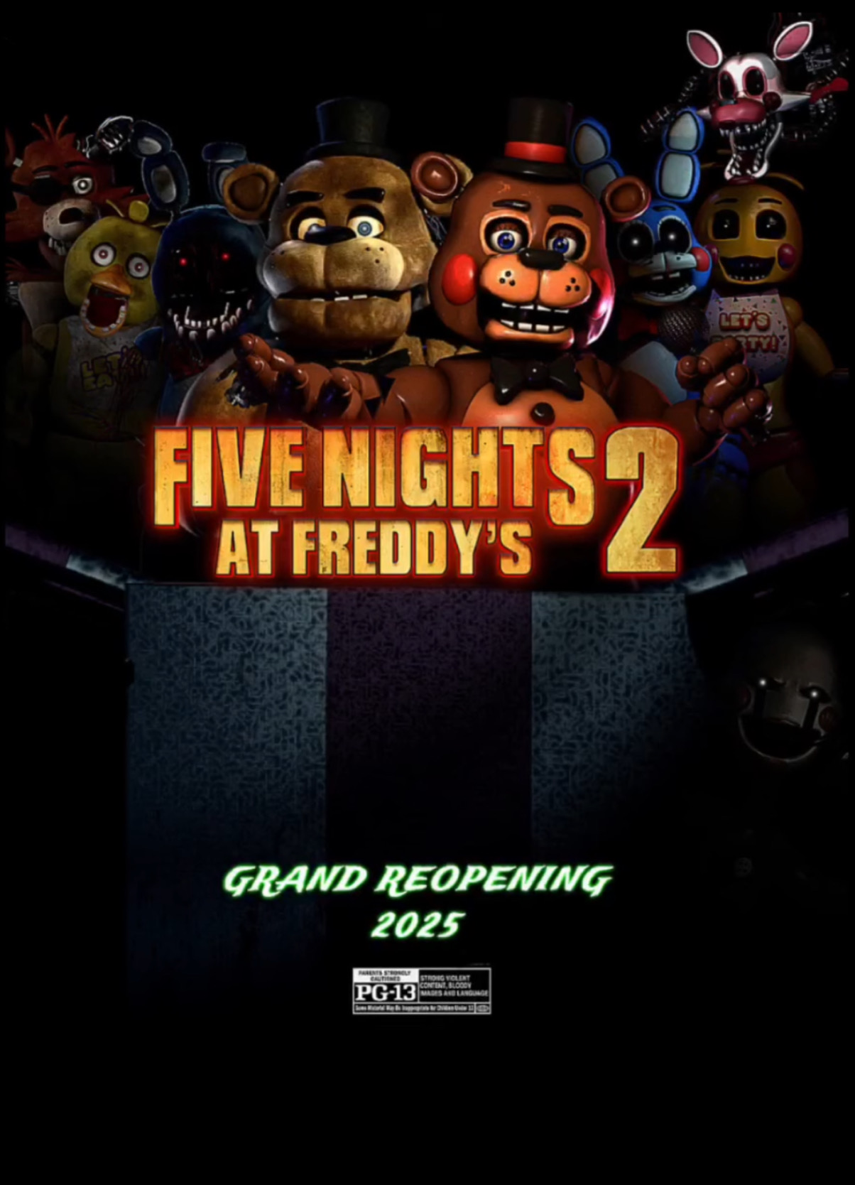 FNAF Movie 2 Fanmade Poster #1